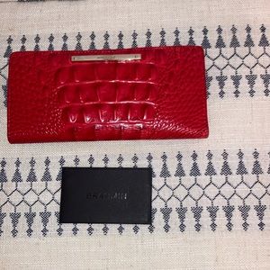 Brahmin red wallet
